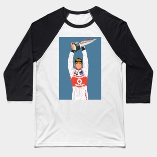 Jenson Button celebrating victory Baseball T-Shirt